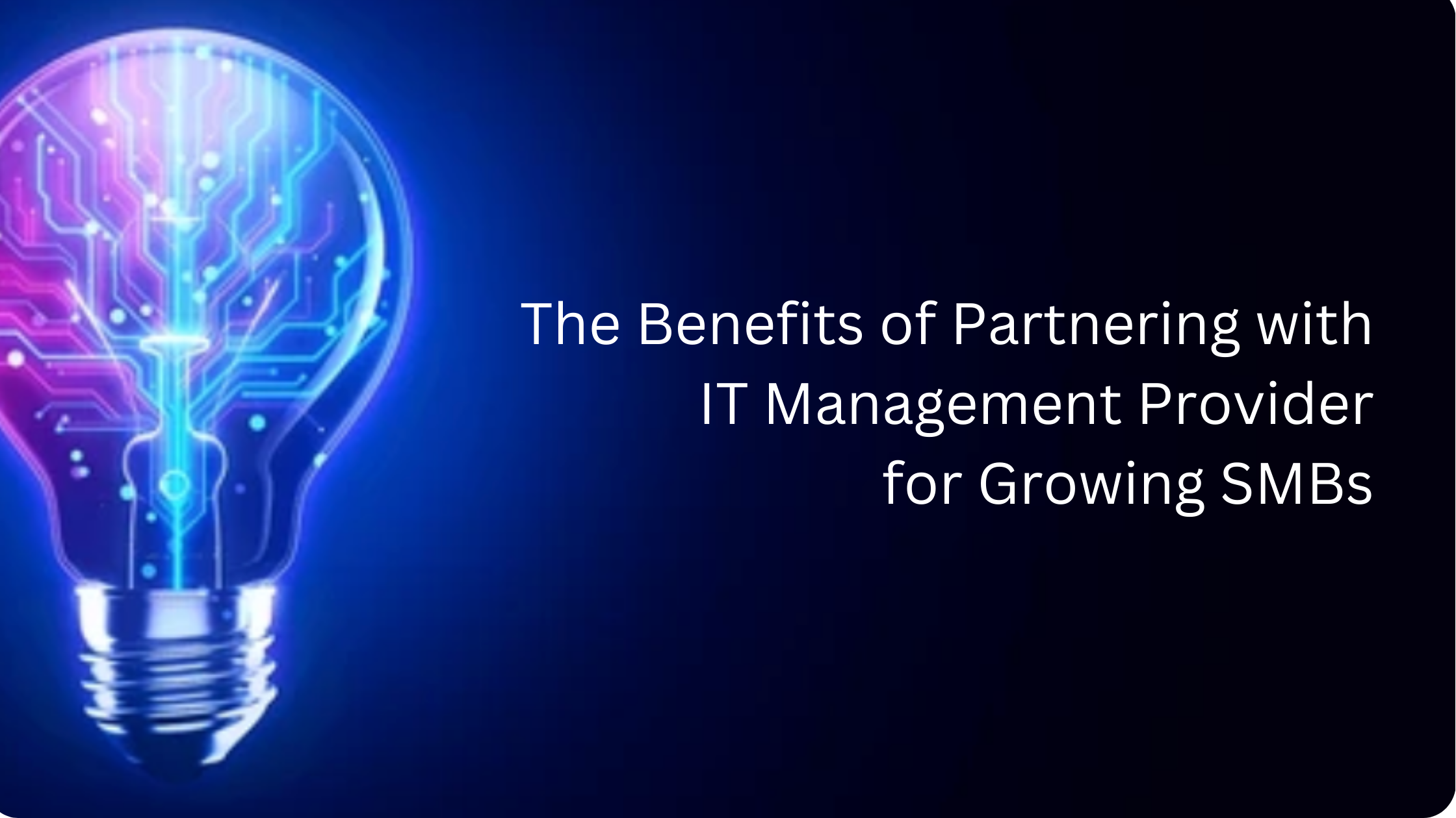 The Benefits of Partnering with an IT Management Provider for Growing SMBs
